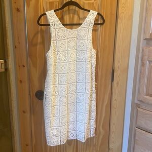 Darling white cotton dress by Rebecca Taylor, size 8. Brand new with tags.